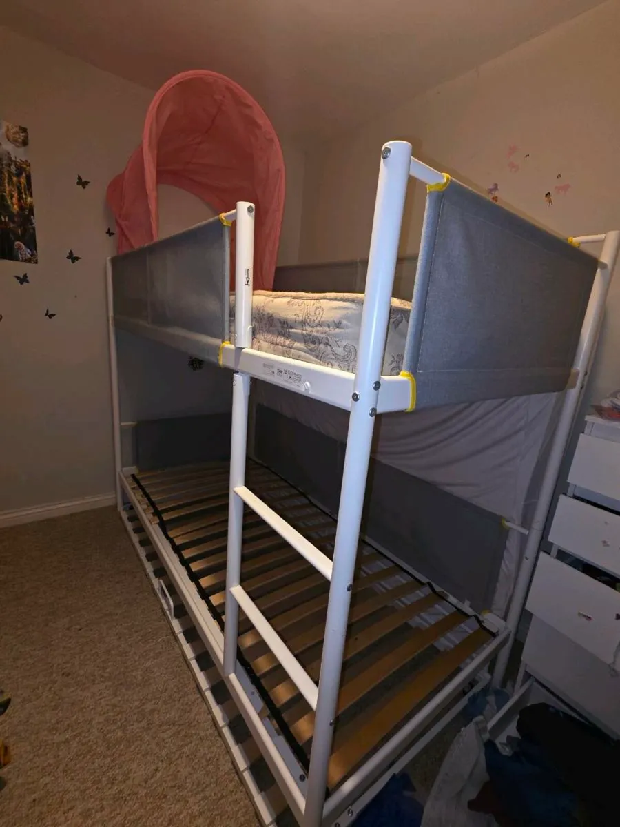IKEA VITVAL Bunk Bed with Underbed – Excellent Con - Image 3