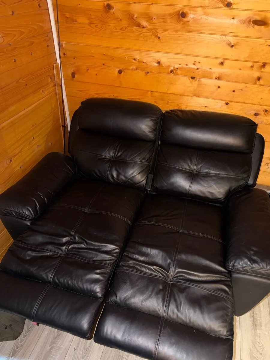 Leather Electric 2-Seater Recliner - Image 2