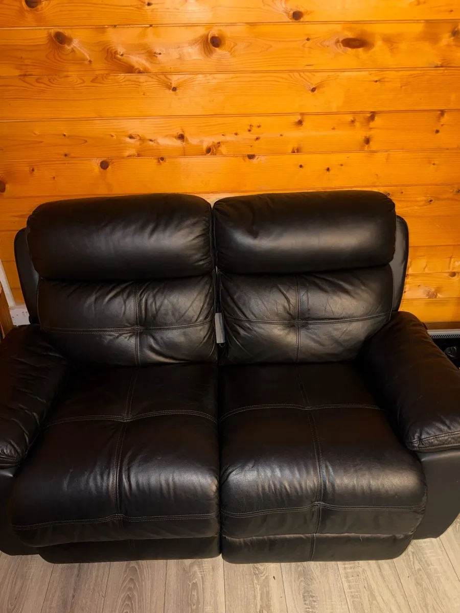 Leather Electric 2-Seater Recliner - Image 1