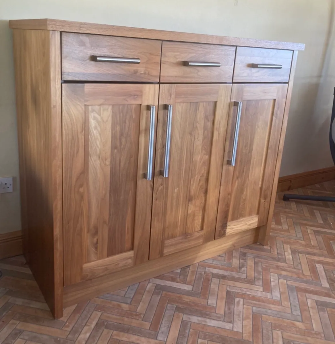 Solid wood storage cabinet - Image 1