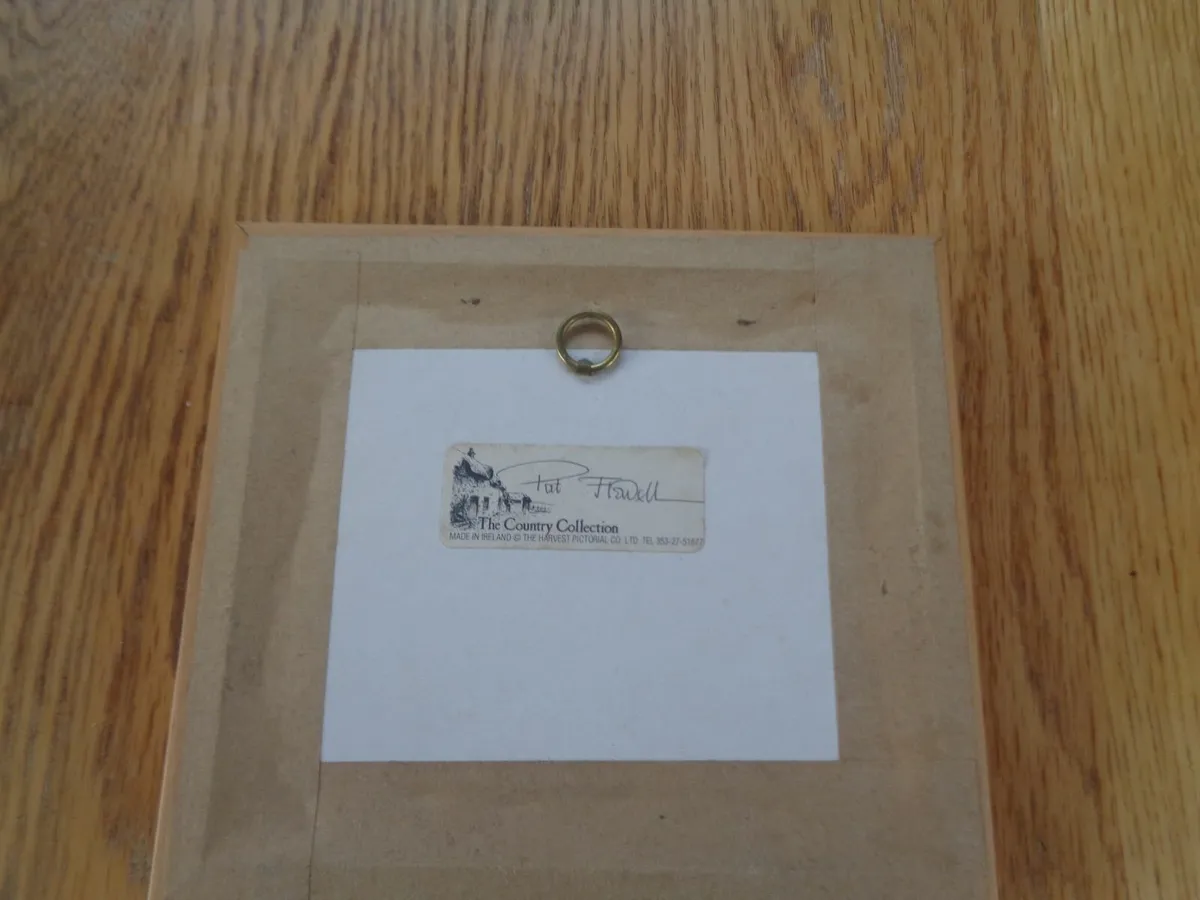 Mini Pat Howell Framed Cat Picture for Sale - Image 3