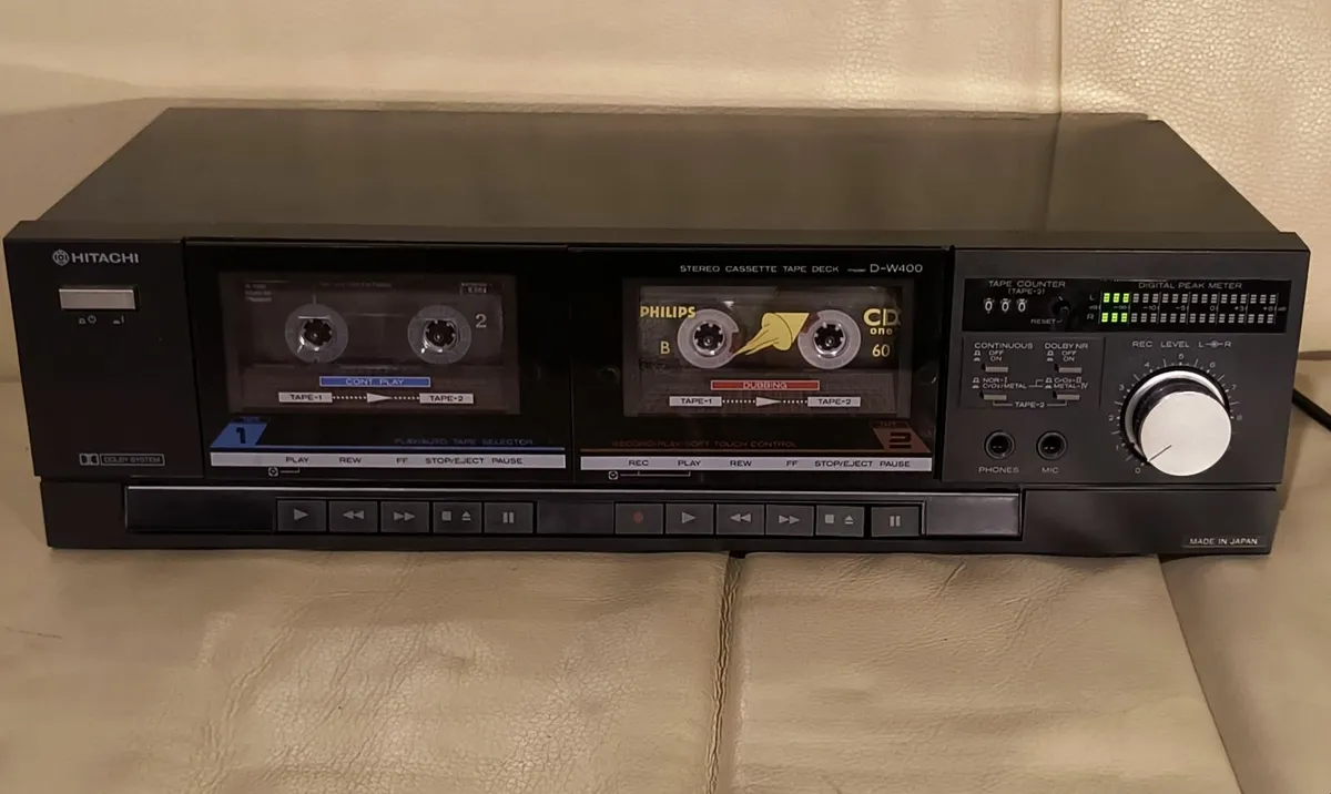 Stereo double cassette deck Hitachi D-W400   Mode - Image 2