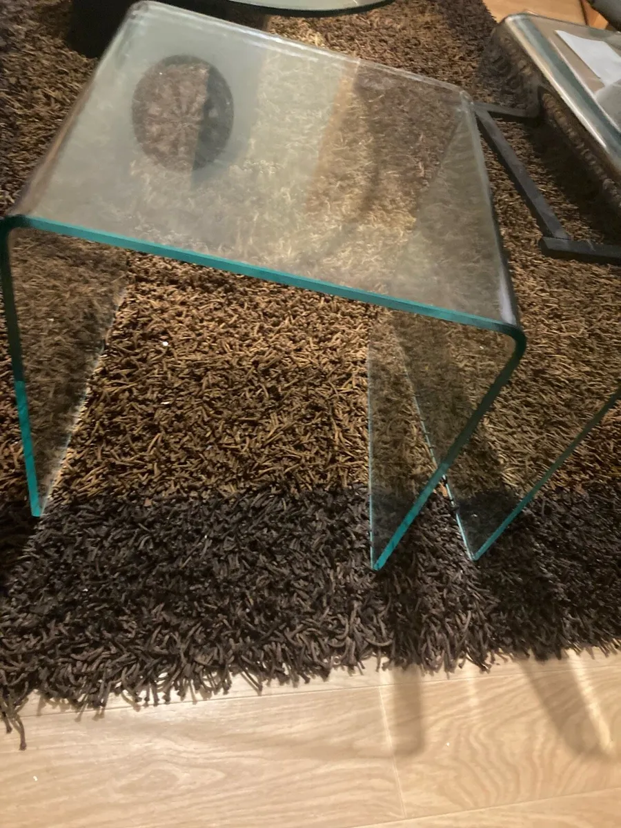 Glass side tables - Image 2