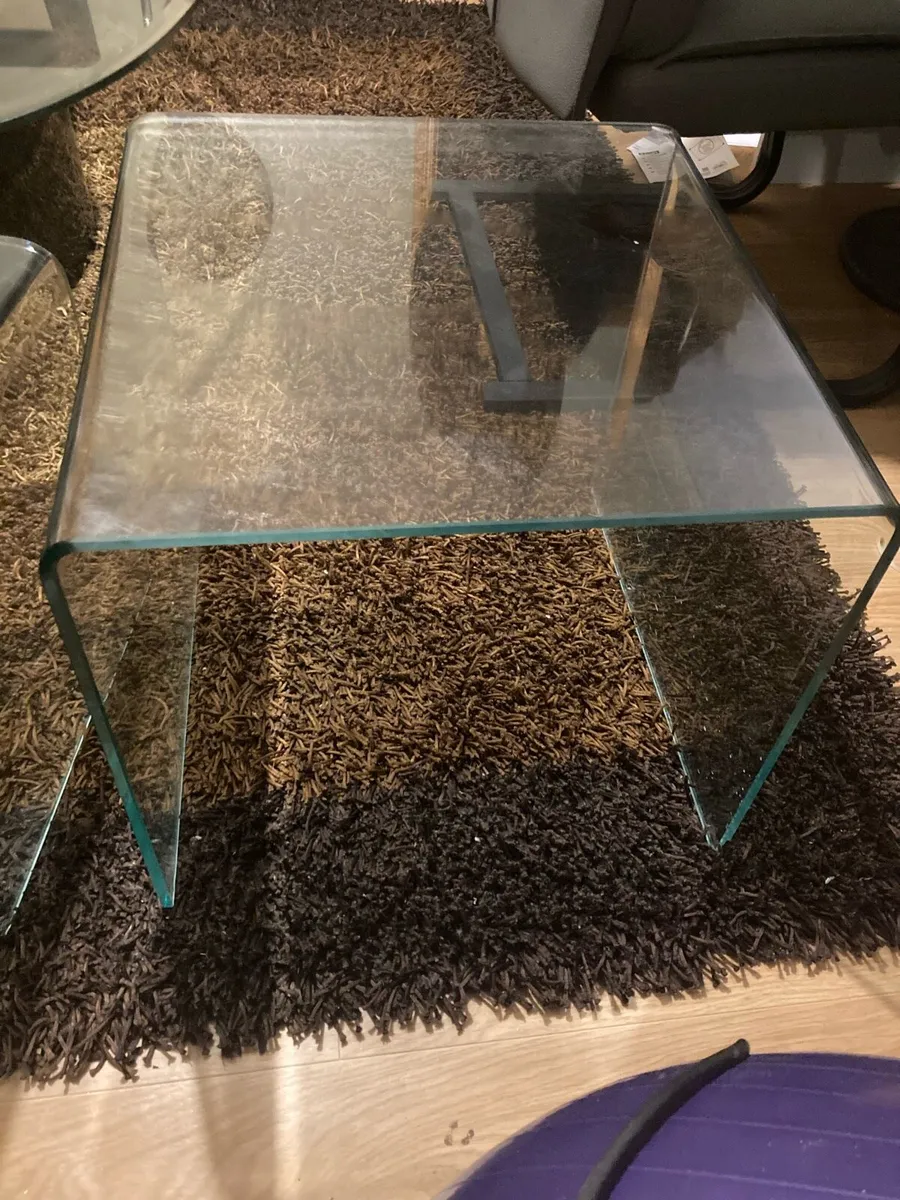 Glass side tables - Image 3