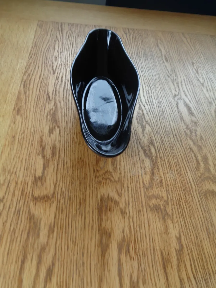 Vintage Wavy Ceramic Dish for Sale - Image 2