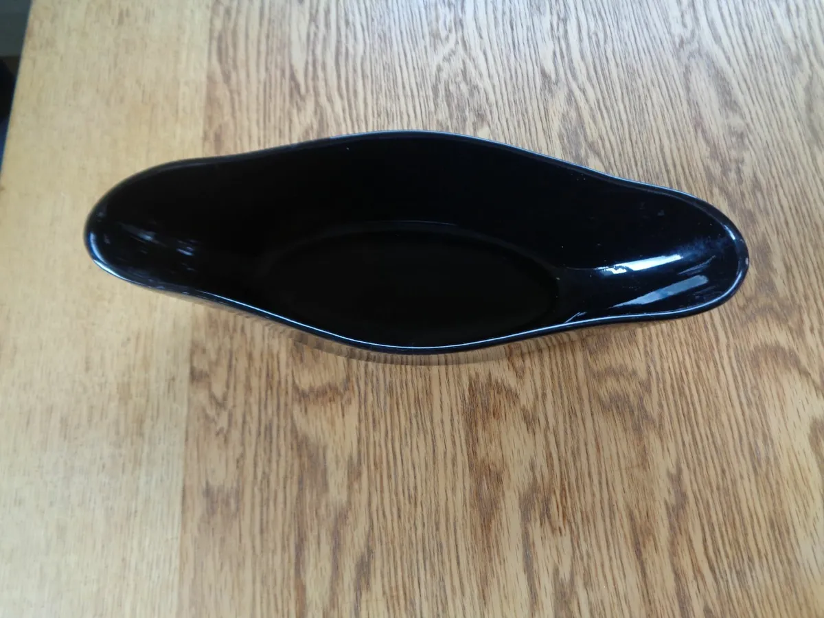 Vintage Wavy Ceramic Dish for Sale - Image 3