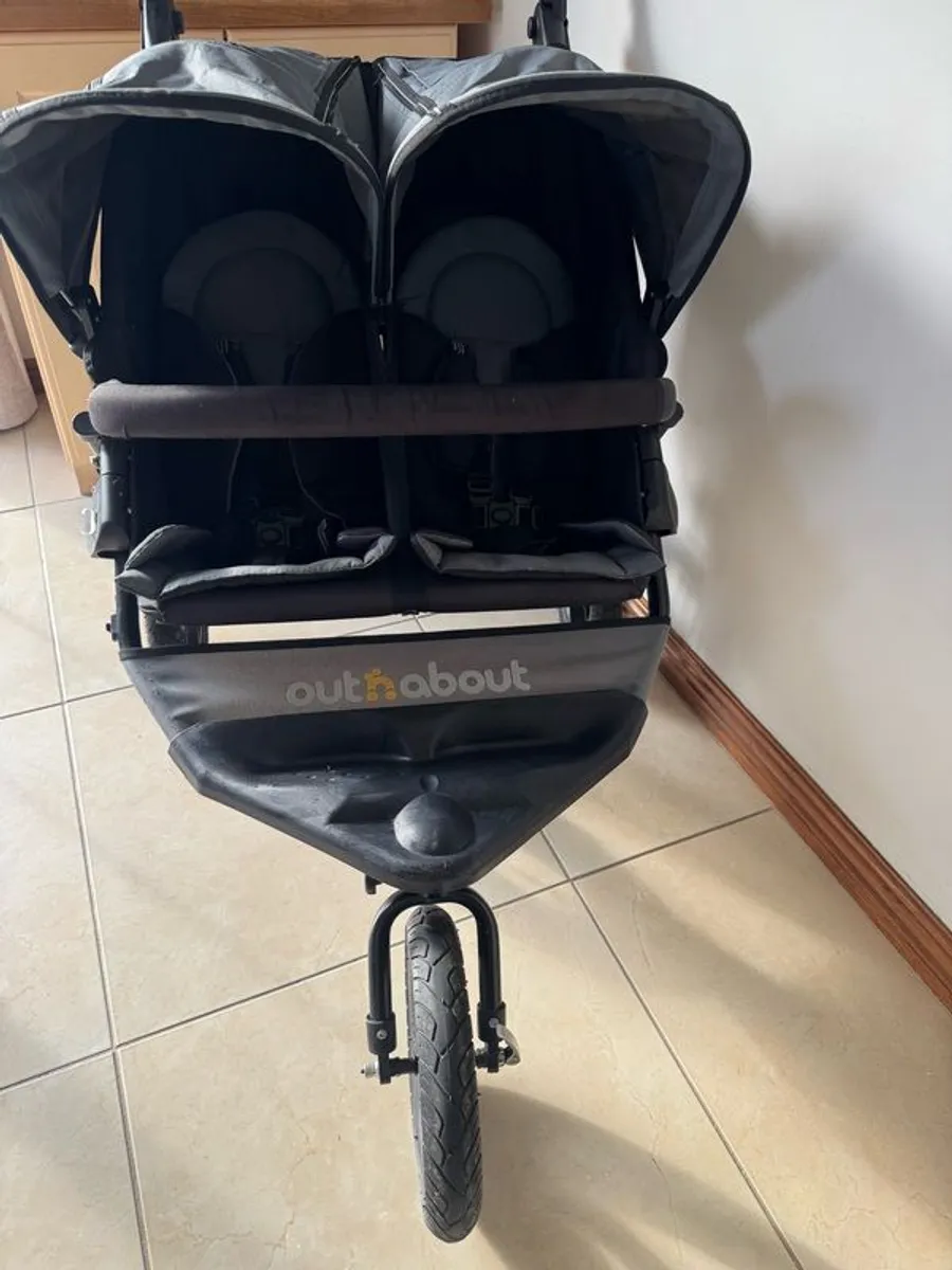 Out n About Nipper V4 - Double - Steel Grey - Image 2