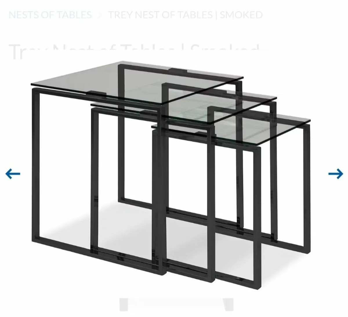 Tray Nest of Tables-Open to offers - Image 1