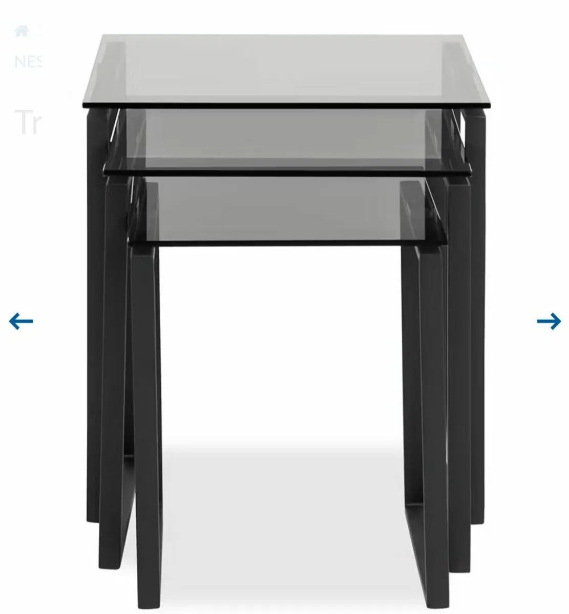 Tray Nest of Tables-Open to offers - Image 2