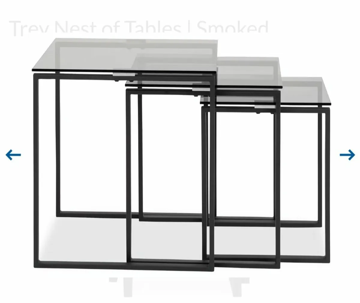 Tray Nest of Tables-Open to offers - Image 3