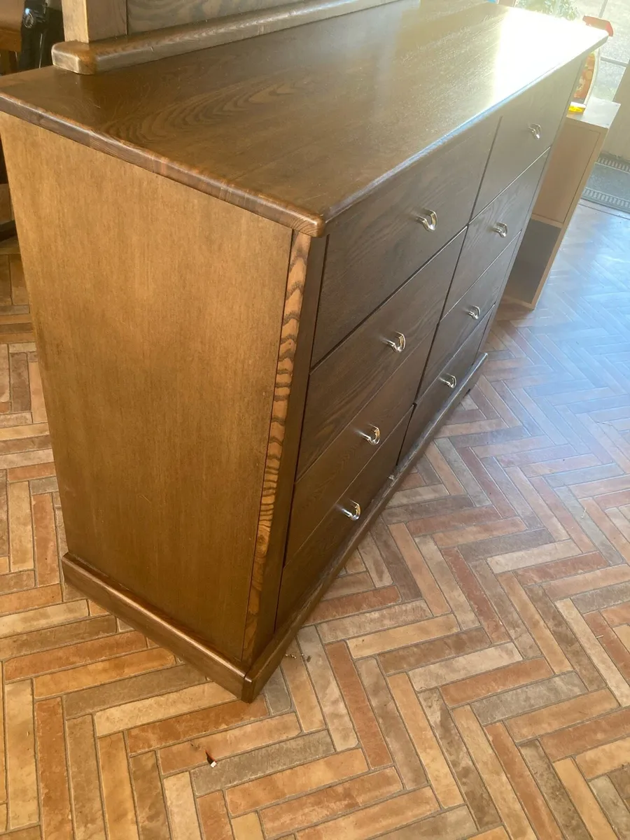 Drawer cabinet and mirror - Image 4