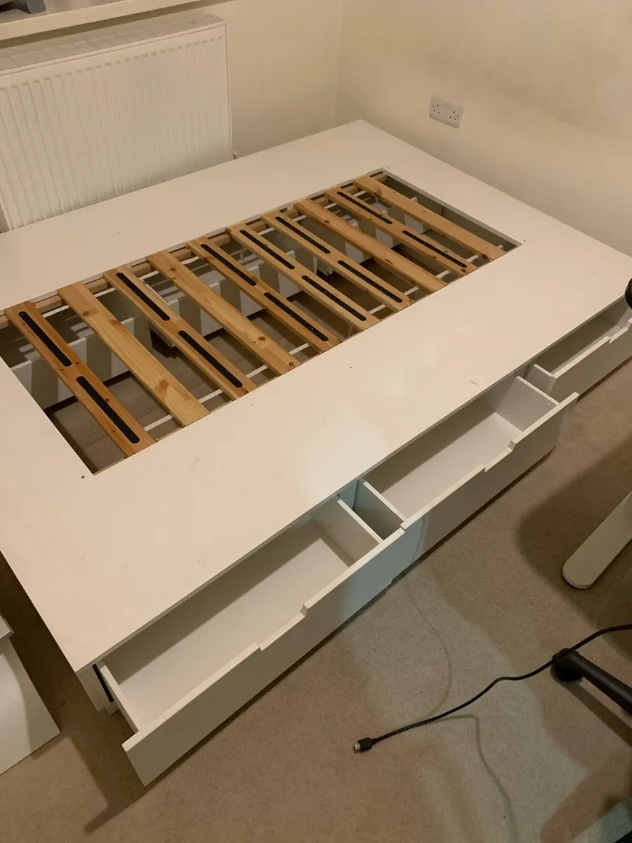 Bed frame with storage - Image 2