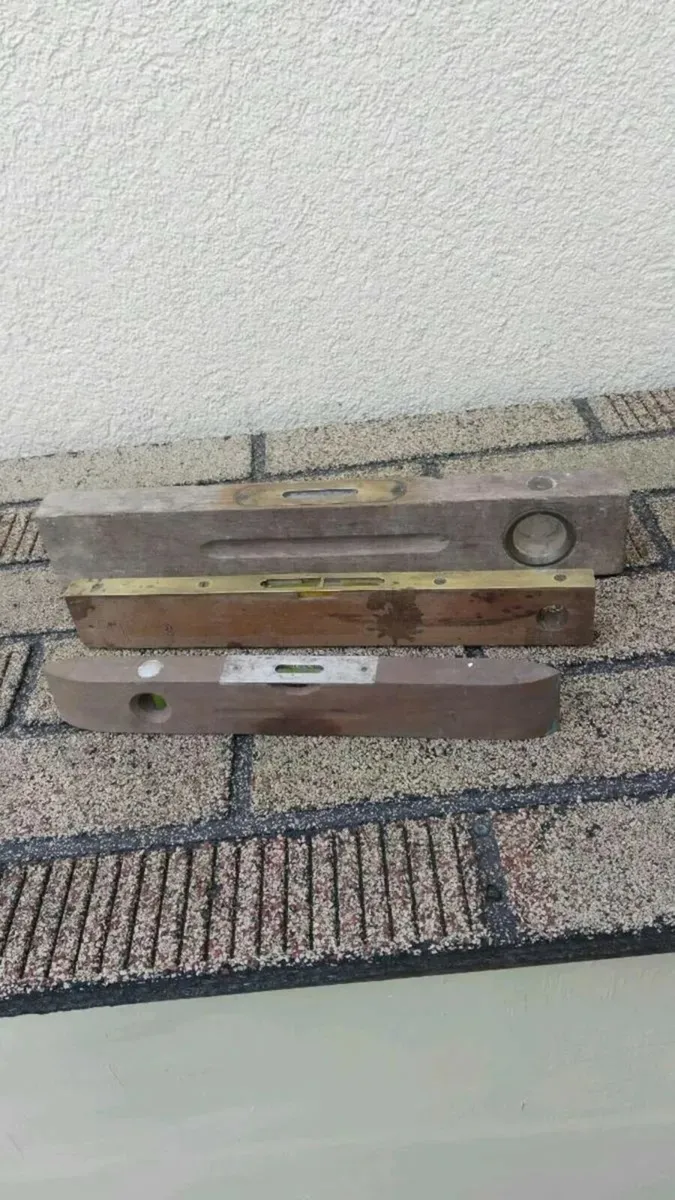 3. Antique wooden Spirit levels - Image 2