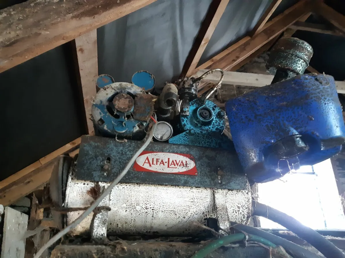 Vintage milking machine, cooler,bulk tank. - Image 4