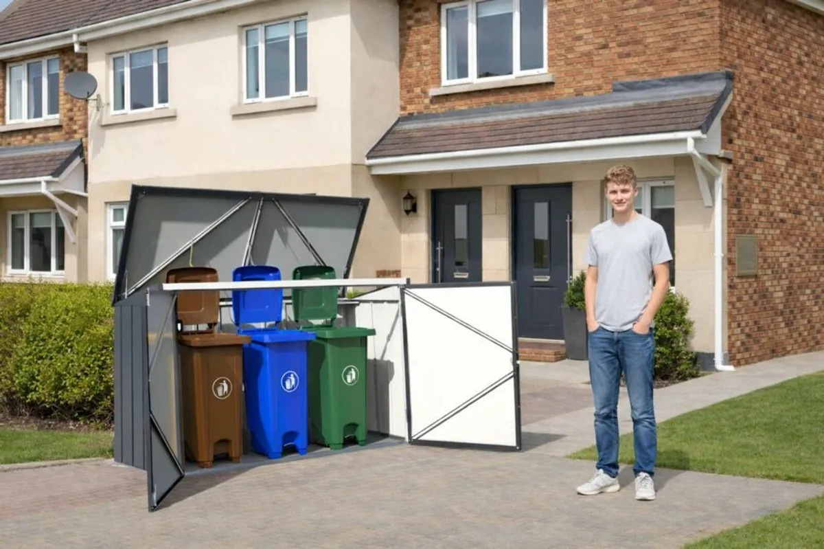 7×3 Steel Storage Shed – 3 Wheelie Bins or 2 Bikes - Image 1