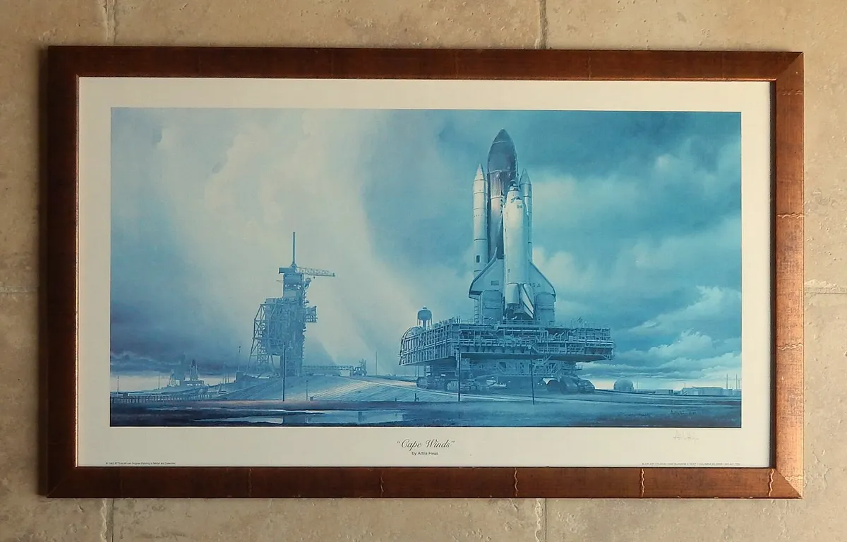 Large Signed Print of Cape Winds by Attila Hejja - Image 1