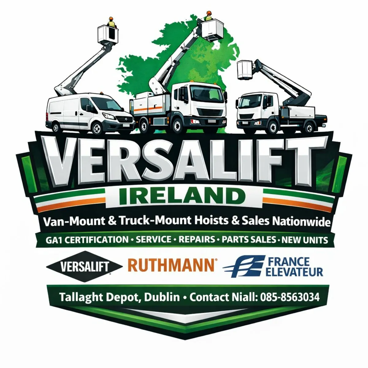 Van mounted hoists vehicle mounted hoists - Image 1