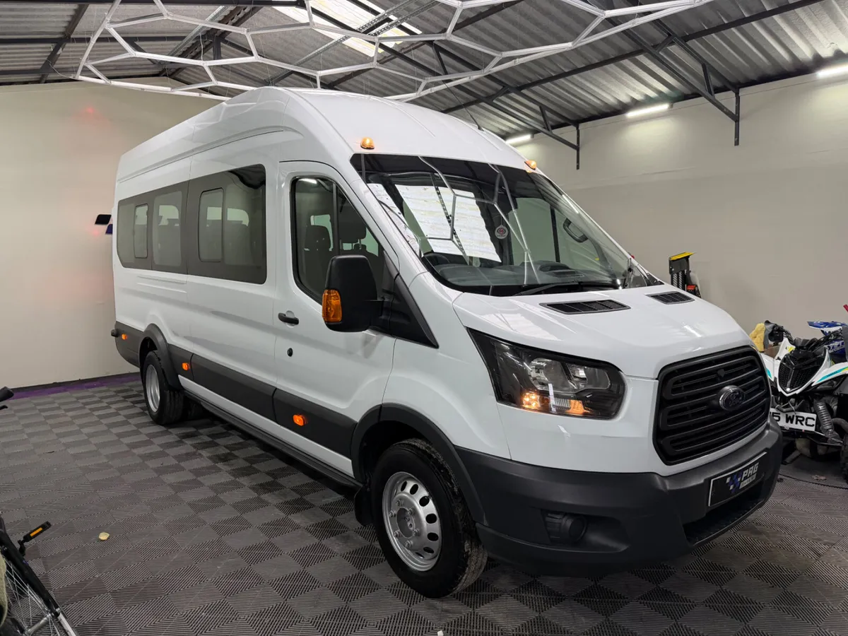 2018 FORD TRANSIT 2.2 17 SEATER & TACOGRAPH - Image 1