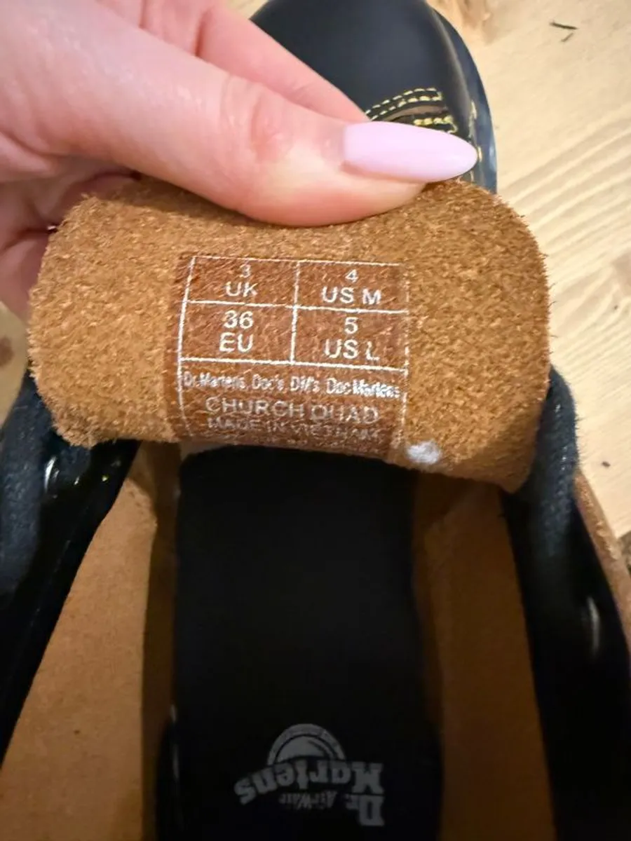 New Dr Martens - Church Quad Leather Platform Monkey Boots - Image 2