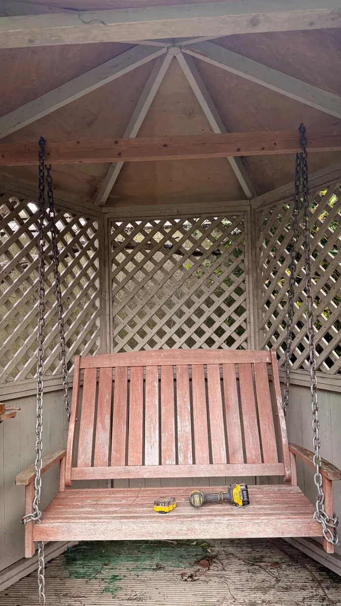 Pergola with swing chair - Image 3