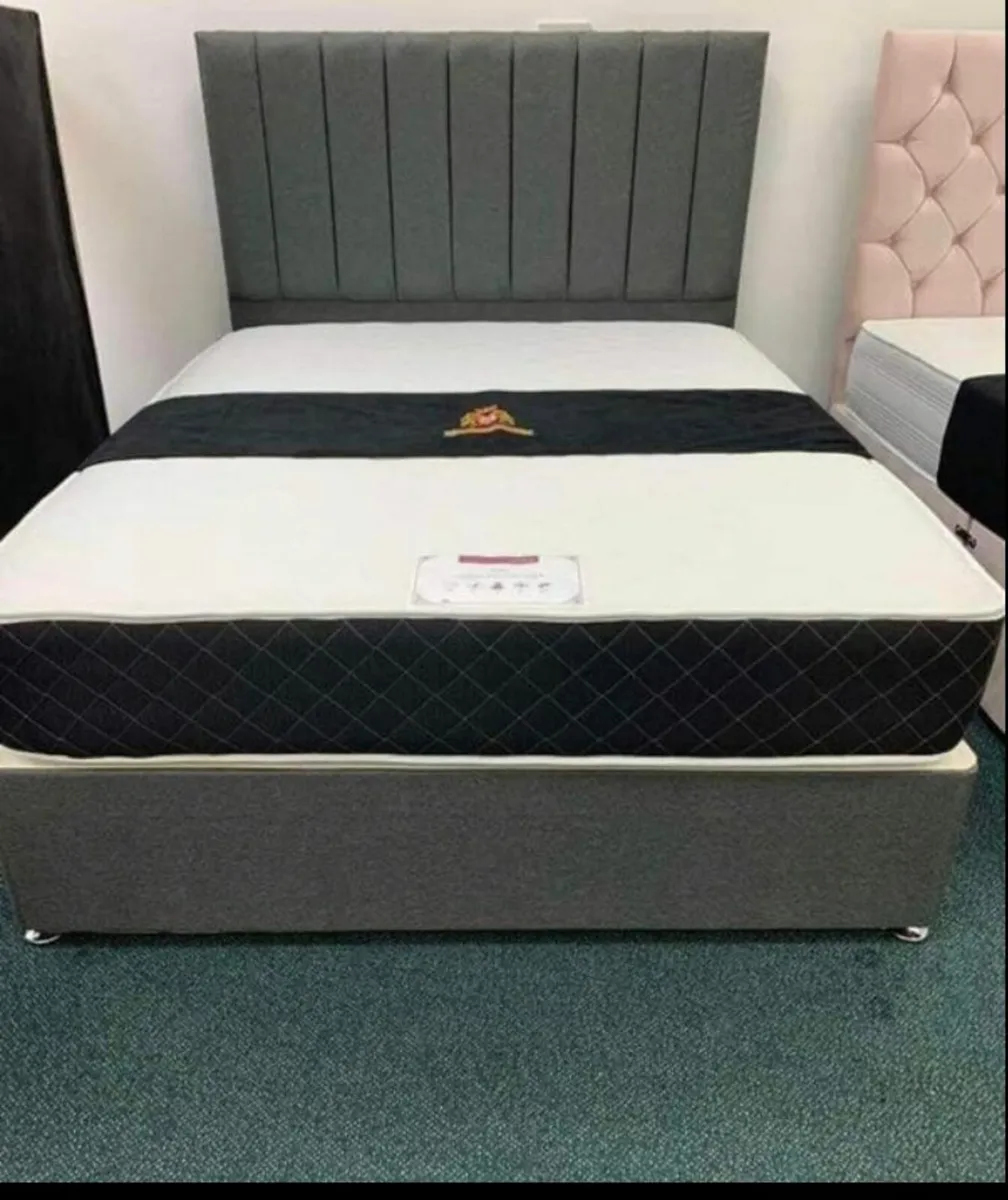 New divan Beds and mattresses  free delivery - Image 1
