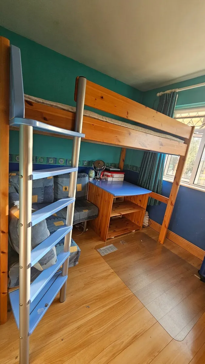Double Bunk Bed with integrated desk and Couch - Image 2