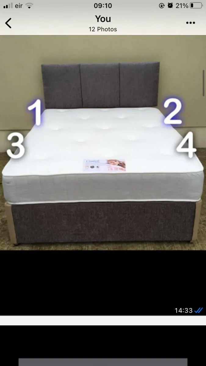 Divan  Beds and mattresses  free delivery - Image 2