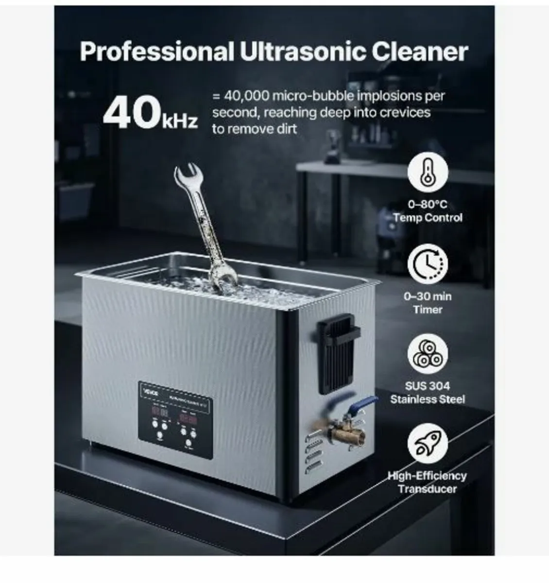 30L Ultrasonic Cleaner - Image 2
