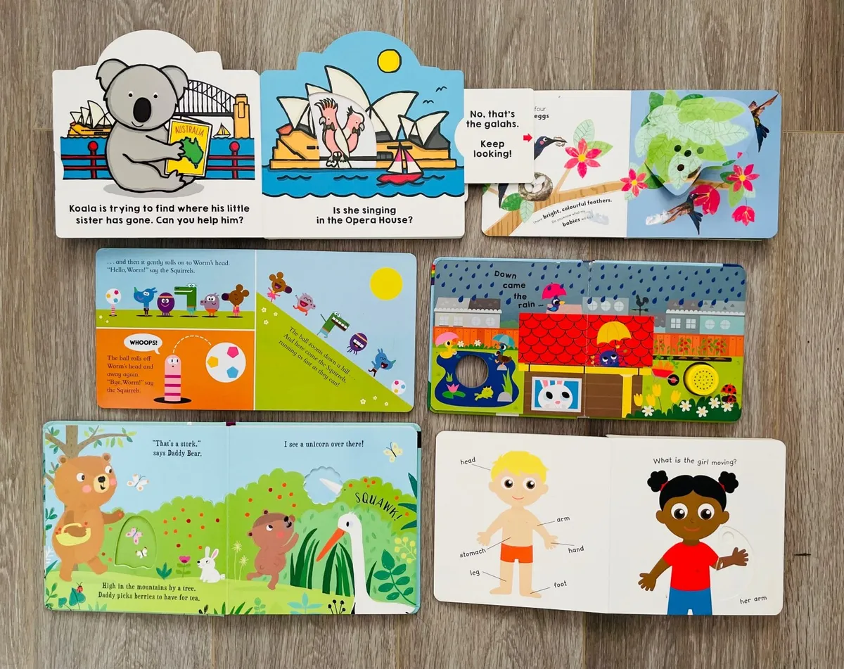 Toddler Learning Board Books - thick card pages - Image 2