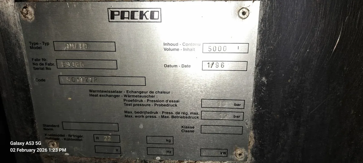 Milk tank PACKO 5000 Litre - Image 2