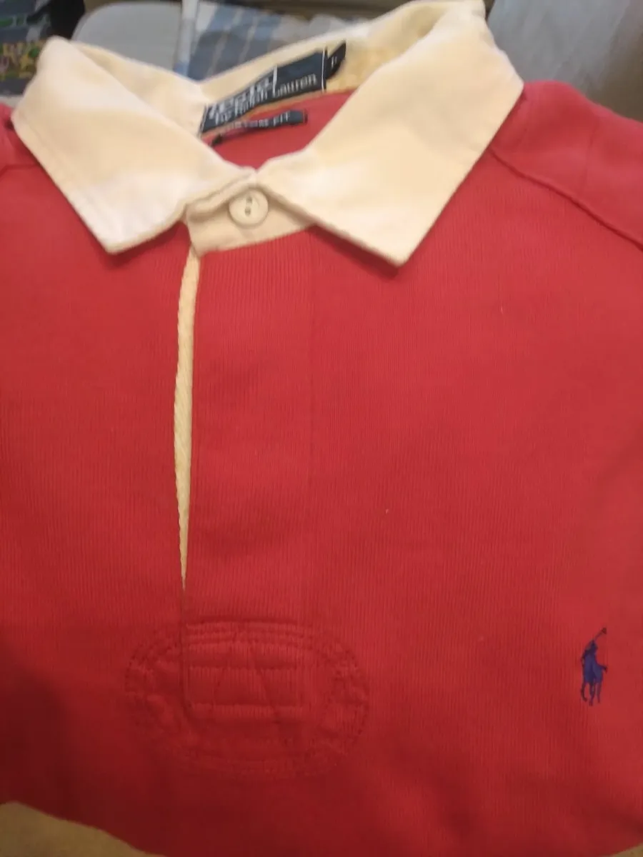 Ralf lauren Rugby style long sleve heavy shirts Ne - Image 1