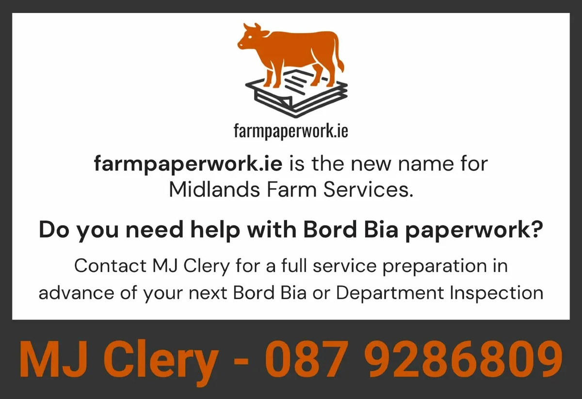 Bord Bia Paperwork (Nationwide)