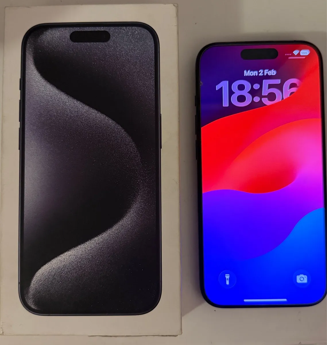 iPhone 15 Pro 256GB Blue Titanium (Unlocked) - Image 1