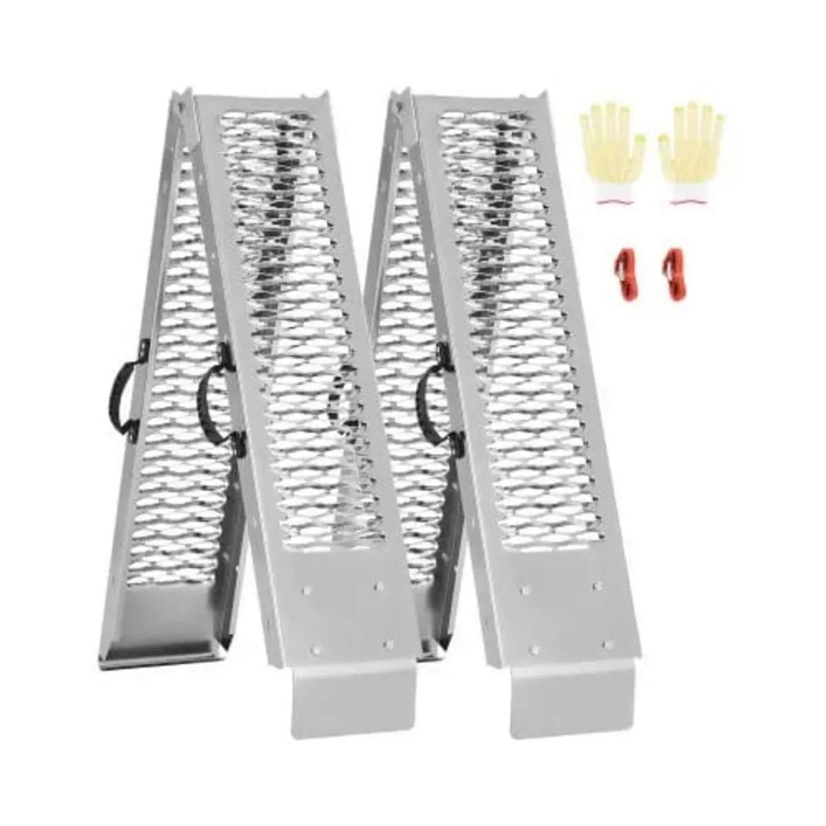 Steel Ramps, 1000 lbs, 2Pcs Heavy-duty Ramps with - Image 1