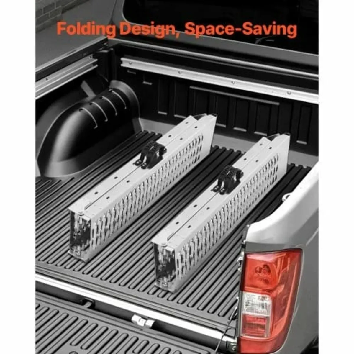 Steel Ramps, 1000 lbs, 2Pcs Heavy-duty Ramps with - Image 4