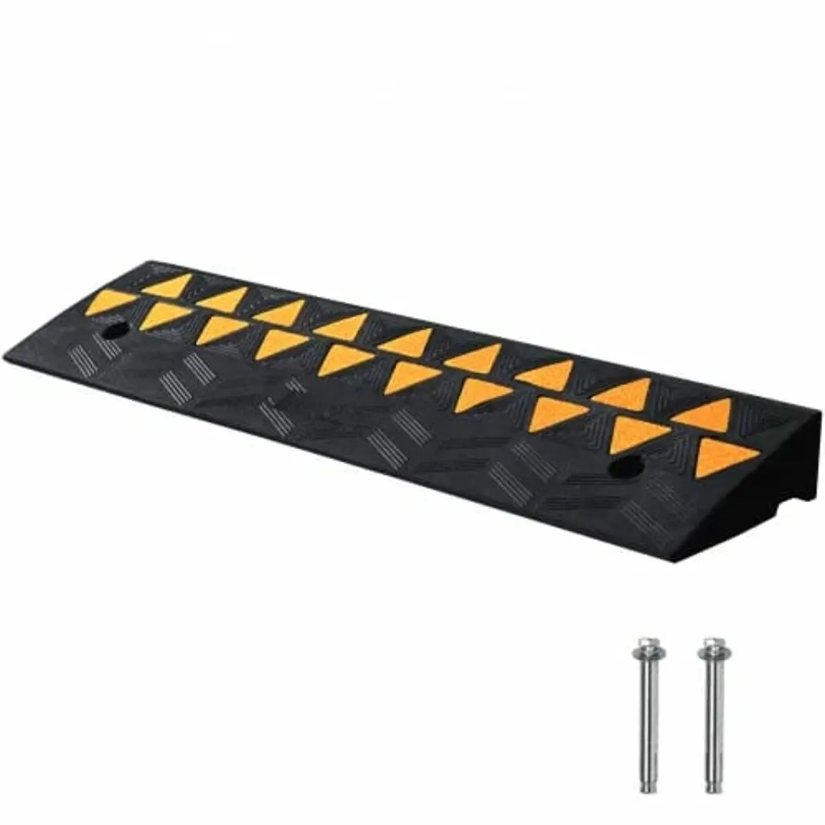 Rubber Curb Ramp 9.4 cm Rise Height Sidewalk Curb - Image 1
