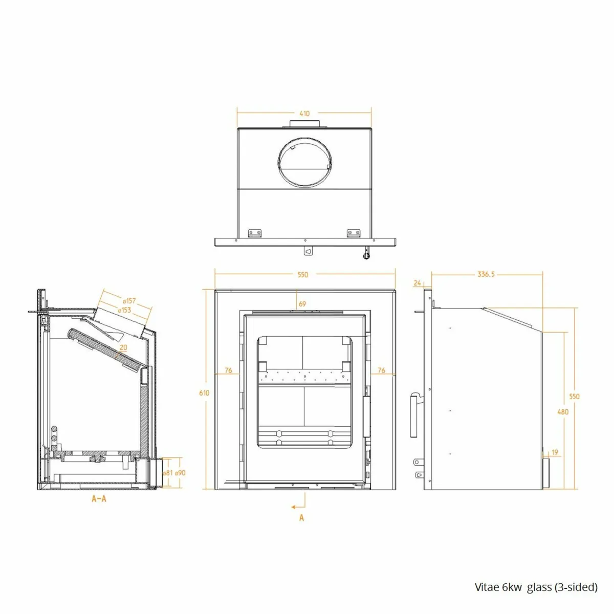 Fireplace package, fully fitted - Image 3