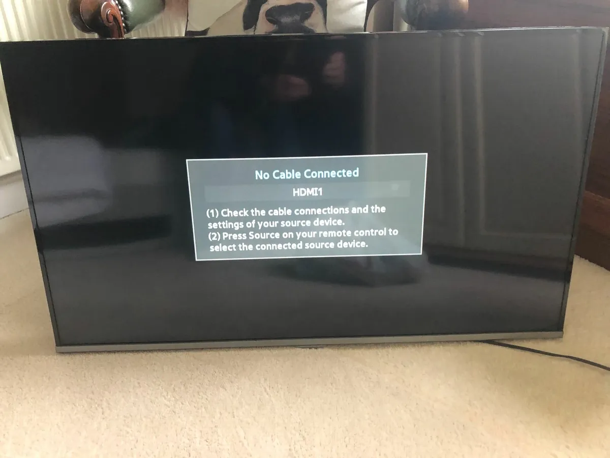 40" Samsung TV + Visiblewave Satellite Receiver - Image 1