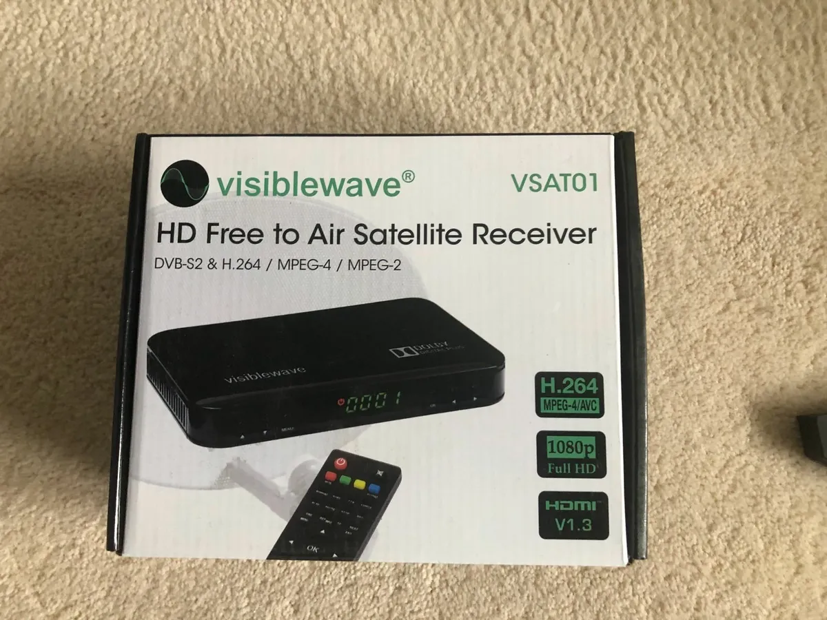 40" Samsung TV + Visiblewave Satellite Receiver - Image 2