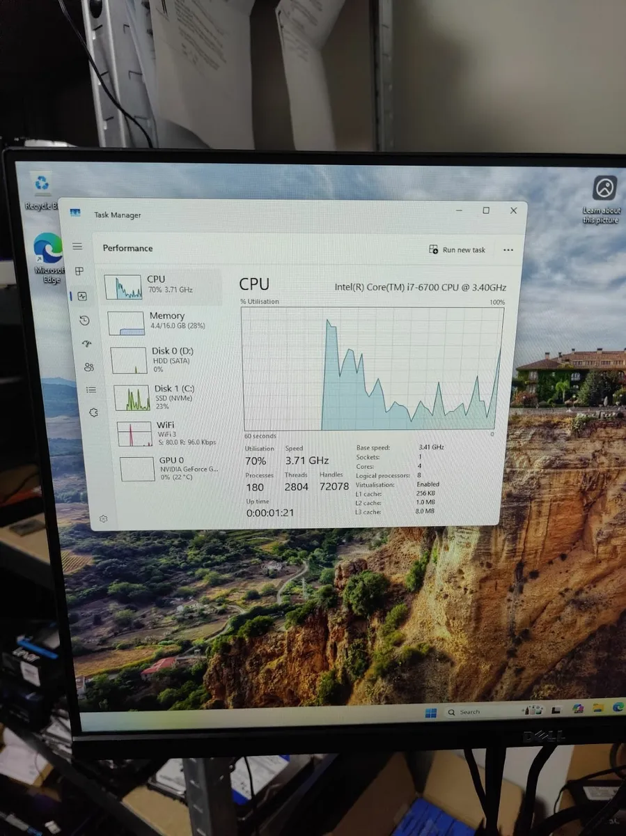 Gaming Pc Intel i7/16gb/ GeForce GTX /ssd+hdd/Wifi - Image 3