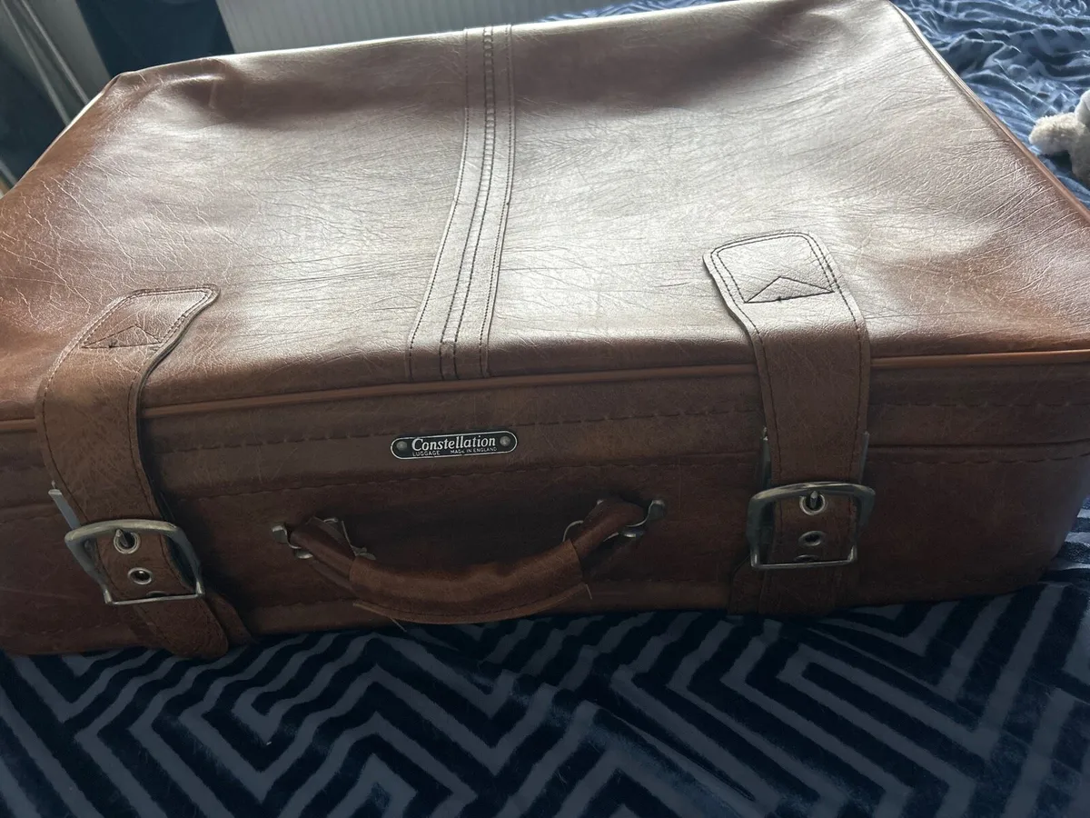 Vintage 2 piece luggage set - Image 2