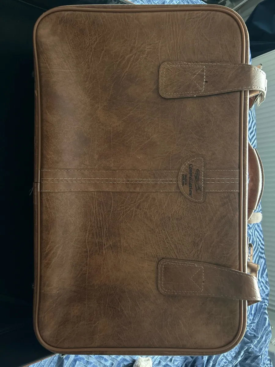 Vintage 2 piece luggage set - Image 3