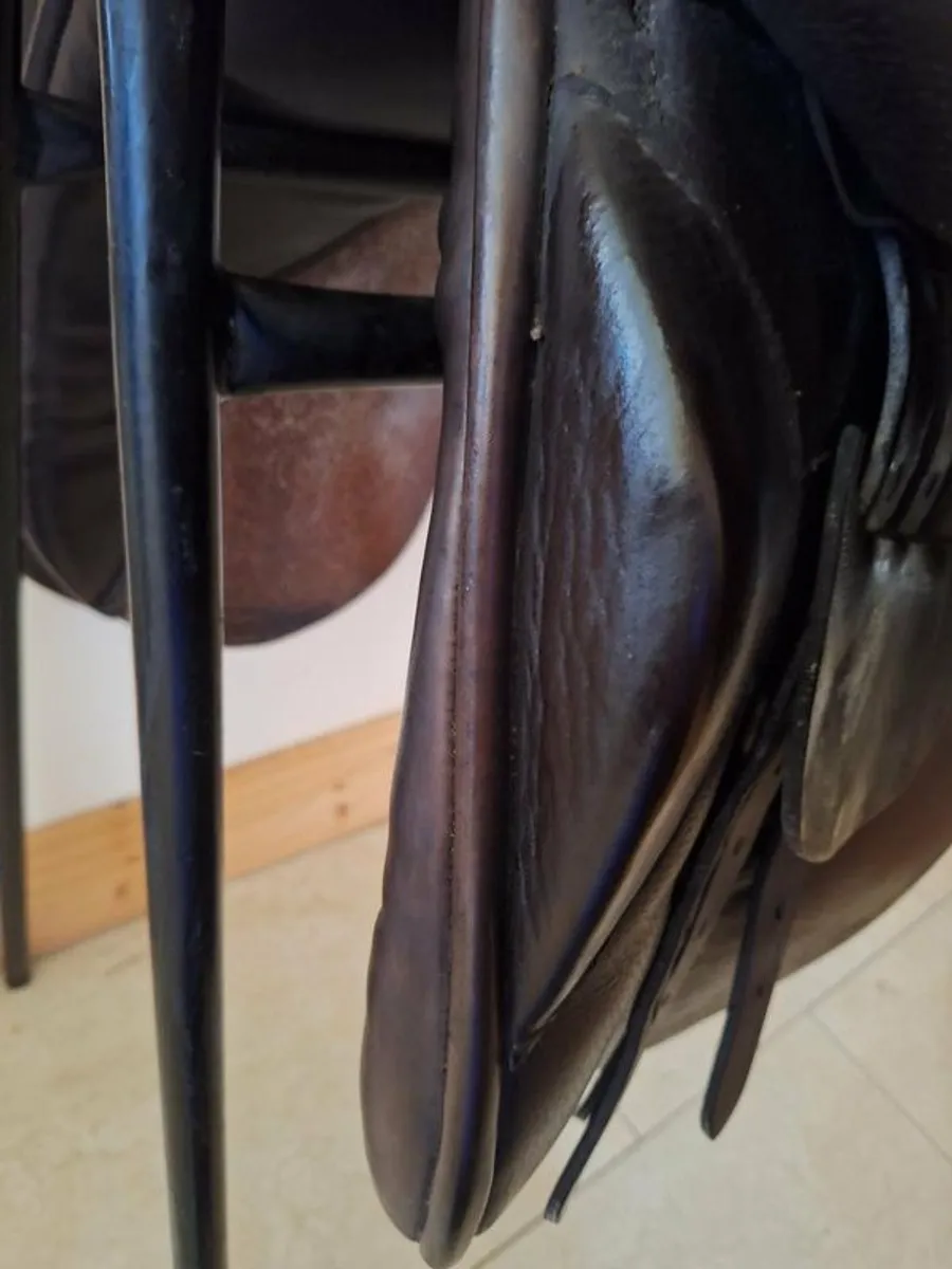 Brown Show Saddle - Image 2