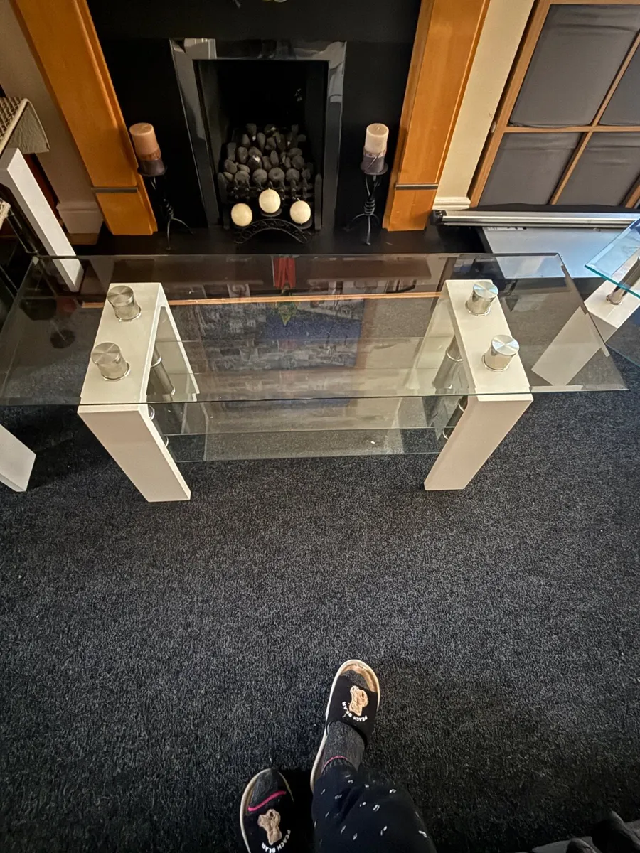 Glass coffee table - Image 2