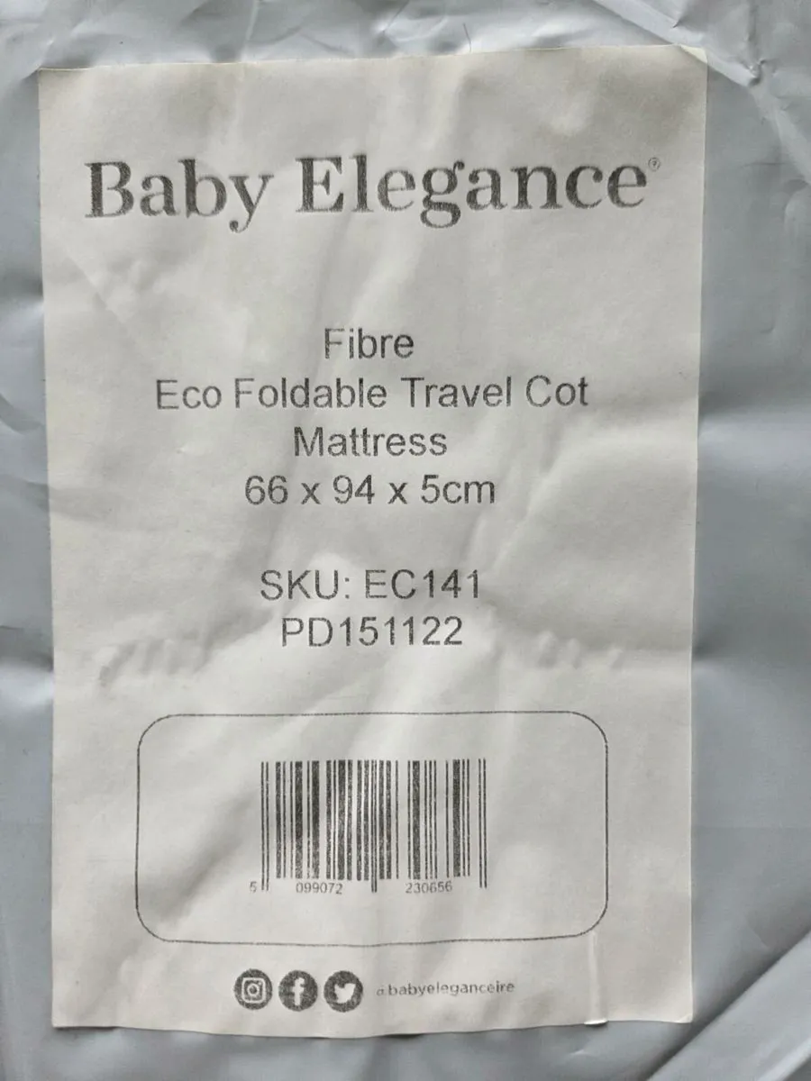 Travel Cot Mattress - Image 2