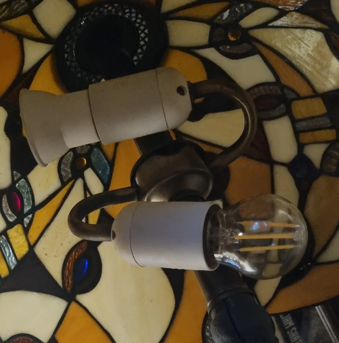 PEACOCK EYE TIFFANY LAMP - Image 2