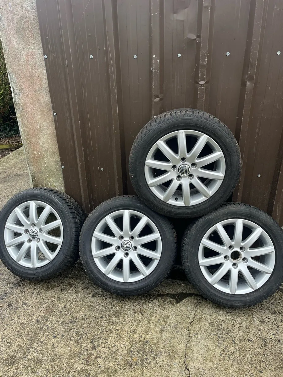 VW alloys with new tyres - Image 1