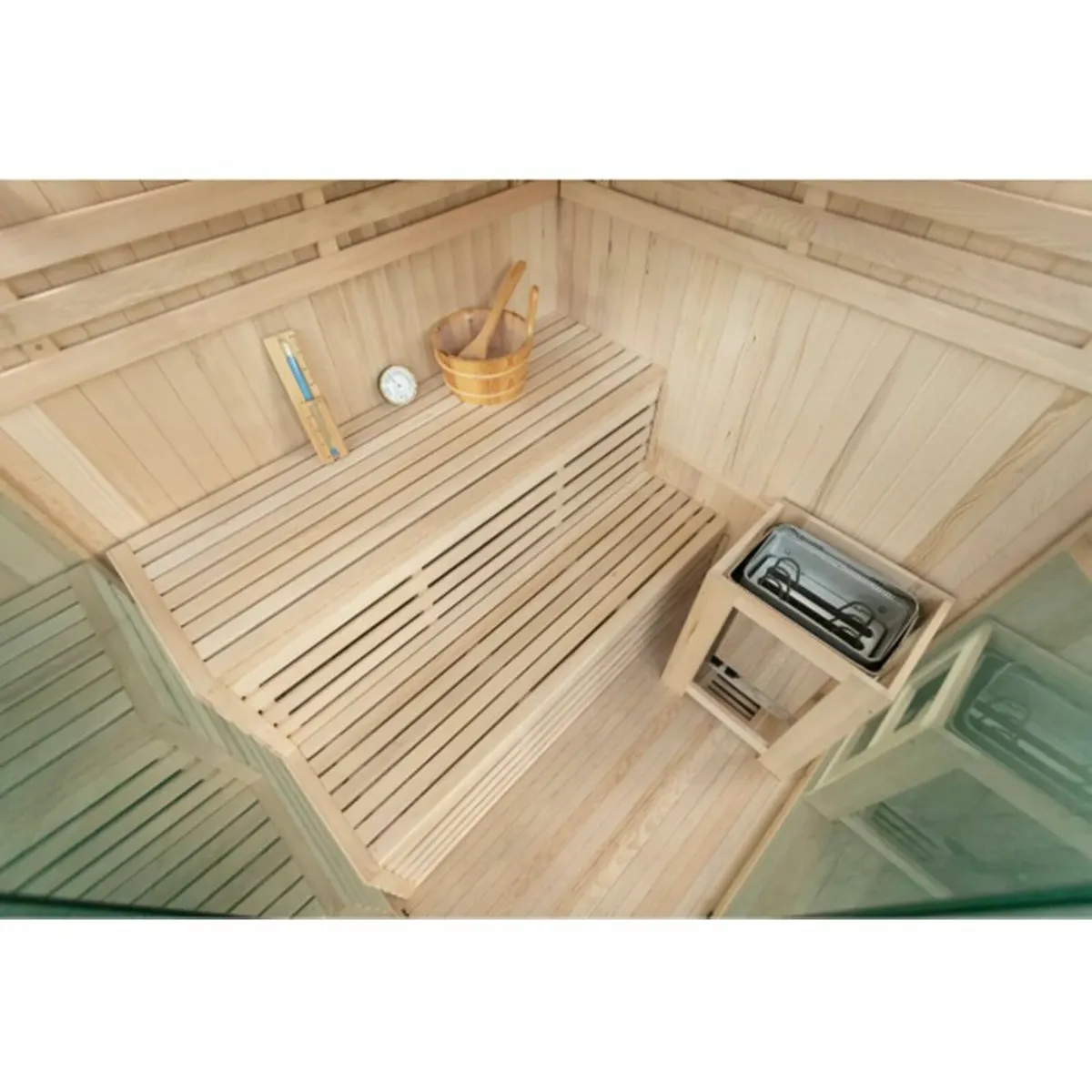 Traditional electric  sauna - Lisbon 3 corner - Image 2