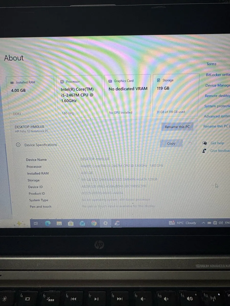 Hp i5 laptop for 70 - Image 4