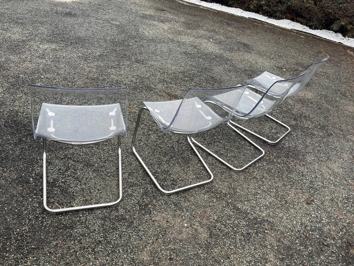 6 see through kitchen or office chairs (New) - Image 2